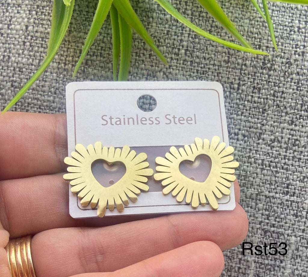 حلق stainless steel ستانلس مش بيغيير لون السعر ٤٠ (rst53)
