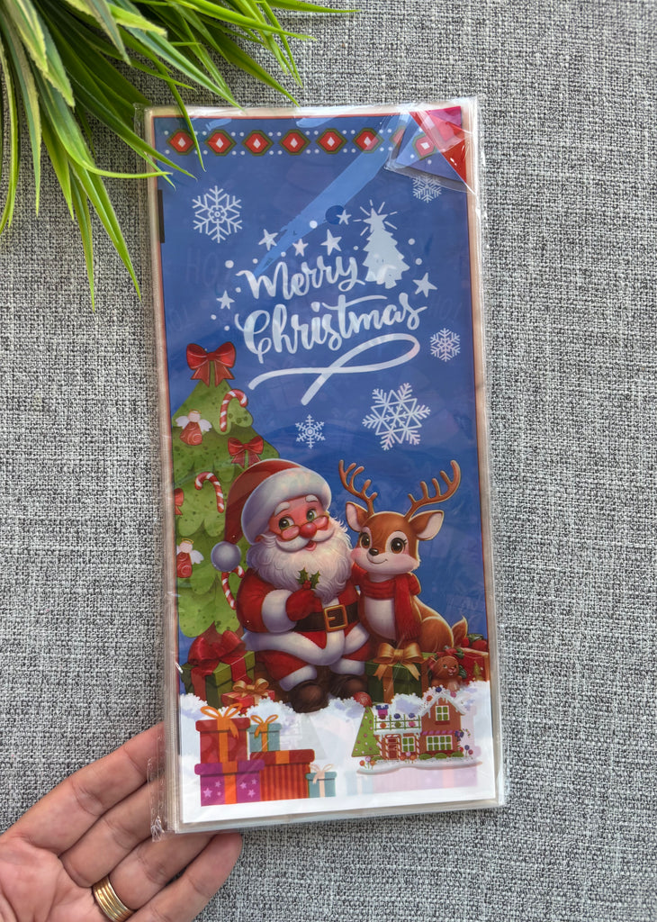 كيس الهدايا والشوكلت 🎁🍫
📌ماتيريال سلوفان مطبوع
📌مقاس ٢٧*١٣سم

الباكيت ٥٠ كيس بالرابط
السعر ٩٠
