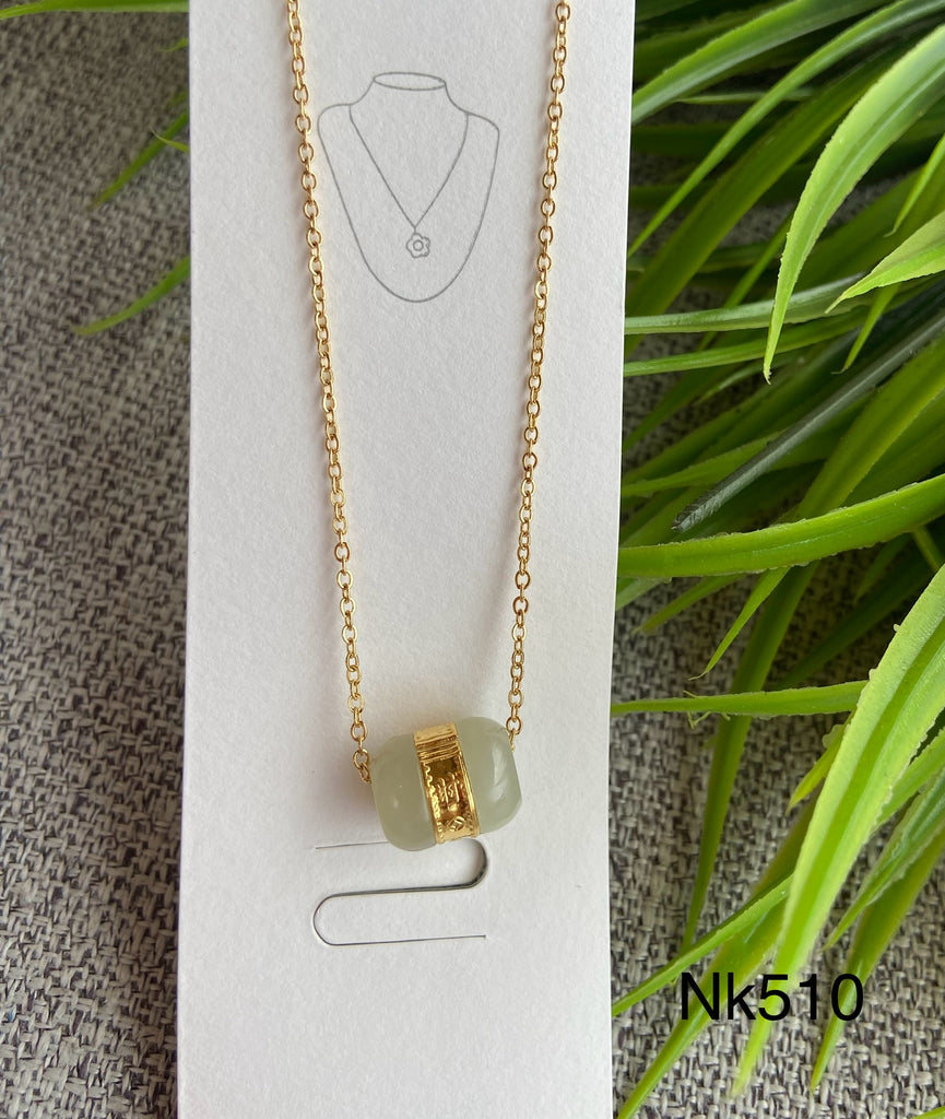 short necklace plated never change color only 50 EGP (nk510)