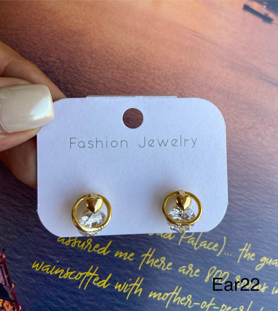 Simple earring plated only 40EGP (ear22)