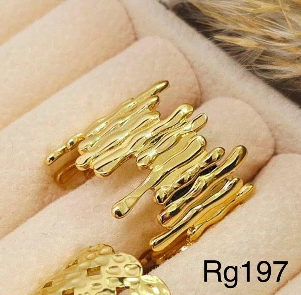 خاتم stainless steel free size ينفع كل المقاسات السعر ٣٠ (rg197)