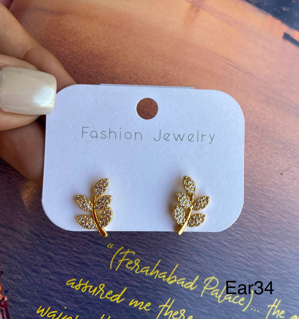 Simple earring plated only 40EGP (ear34)