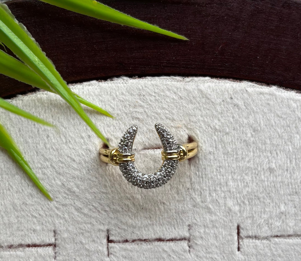خاتم gold plated شبيه الدهب السعر ٧٠