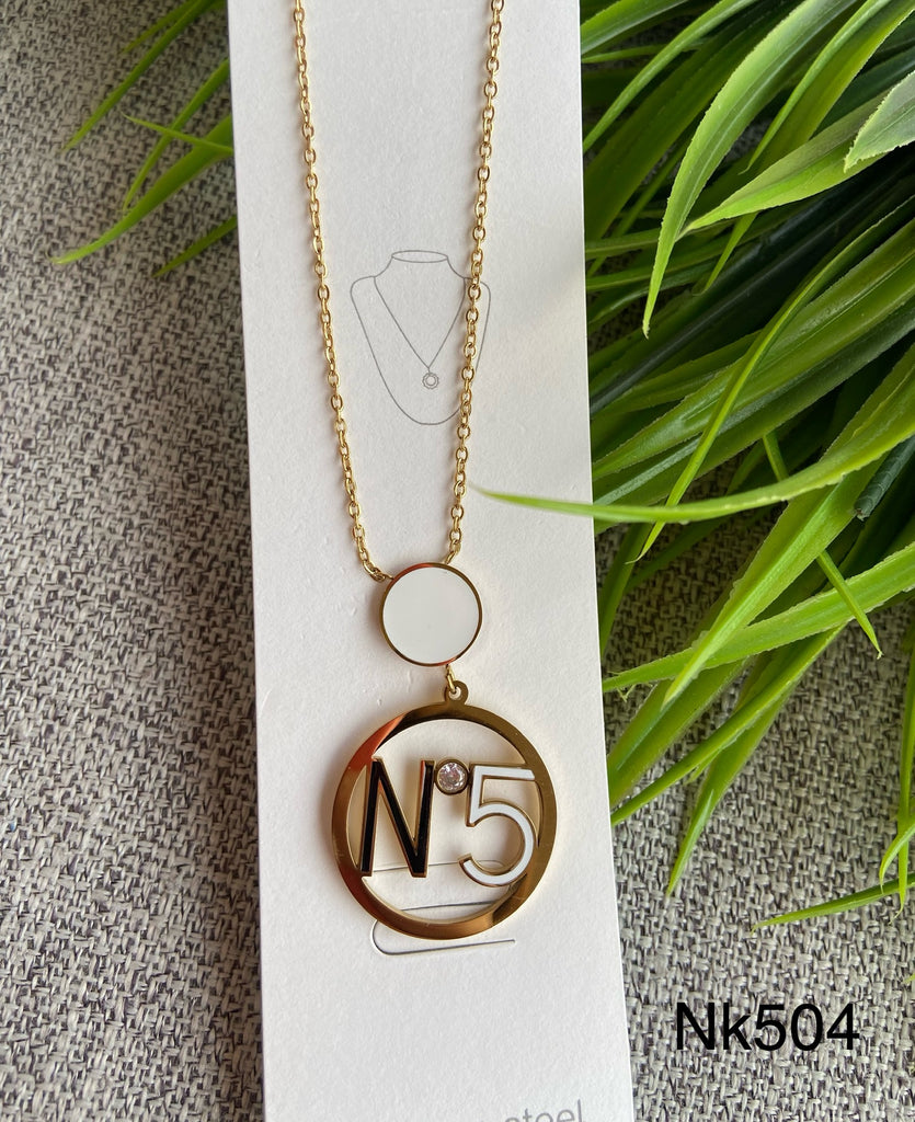 short necklace plated never change color only 50 EGP (nk504)