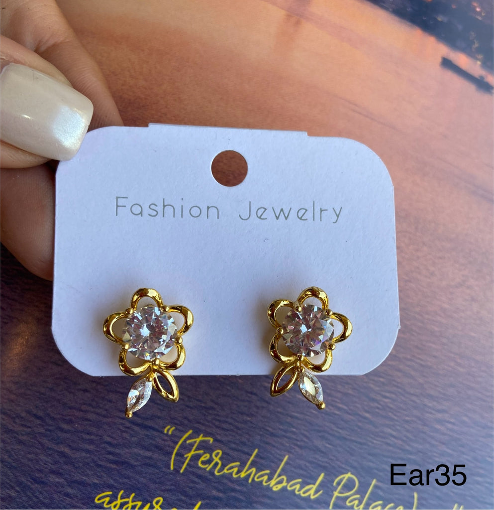 Simple earring plated only 40EGP (ear35)