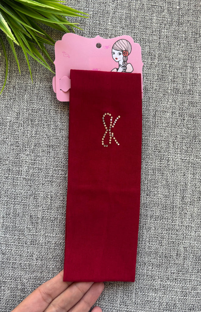 باندانا قطن سادة عليها فيونكة فصوص السعر ٢٠