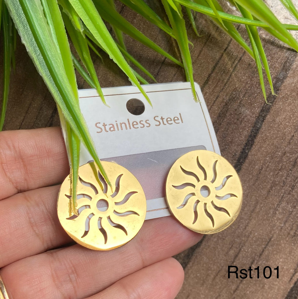 حلق stainless steel ستانلس مش بيغيير لون السعر ٤٠ (rst101)