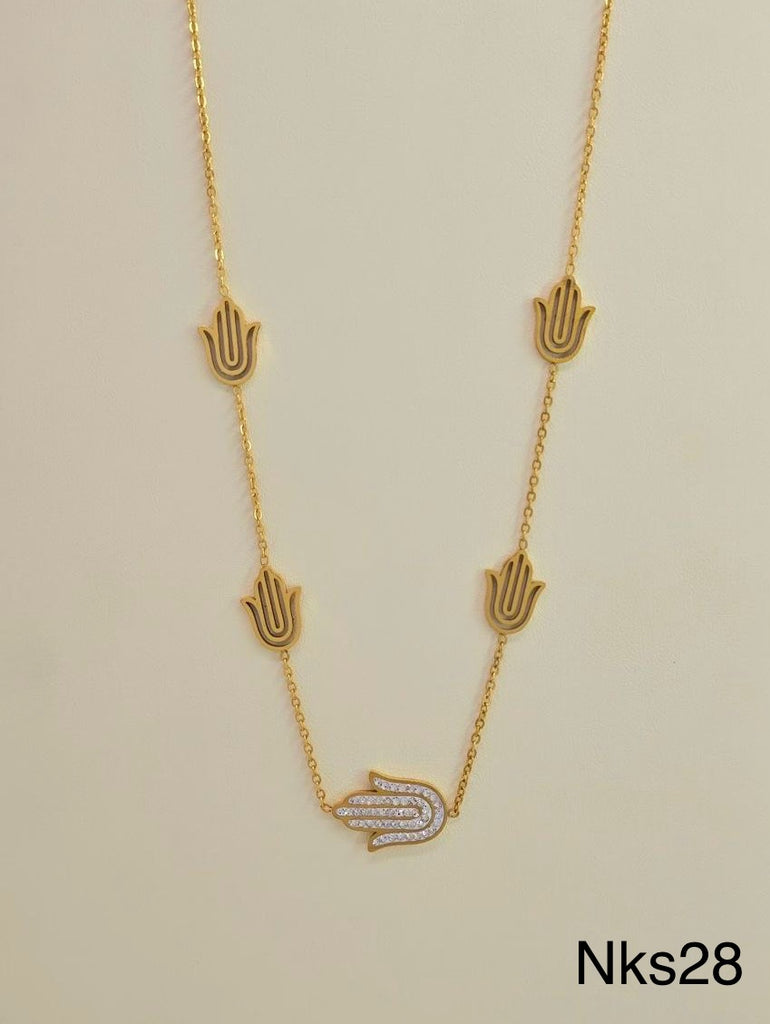 سلسلة ستانلس stainless steel  السعر ٩٥ (nks28)