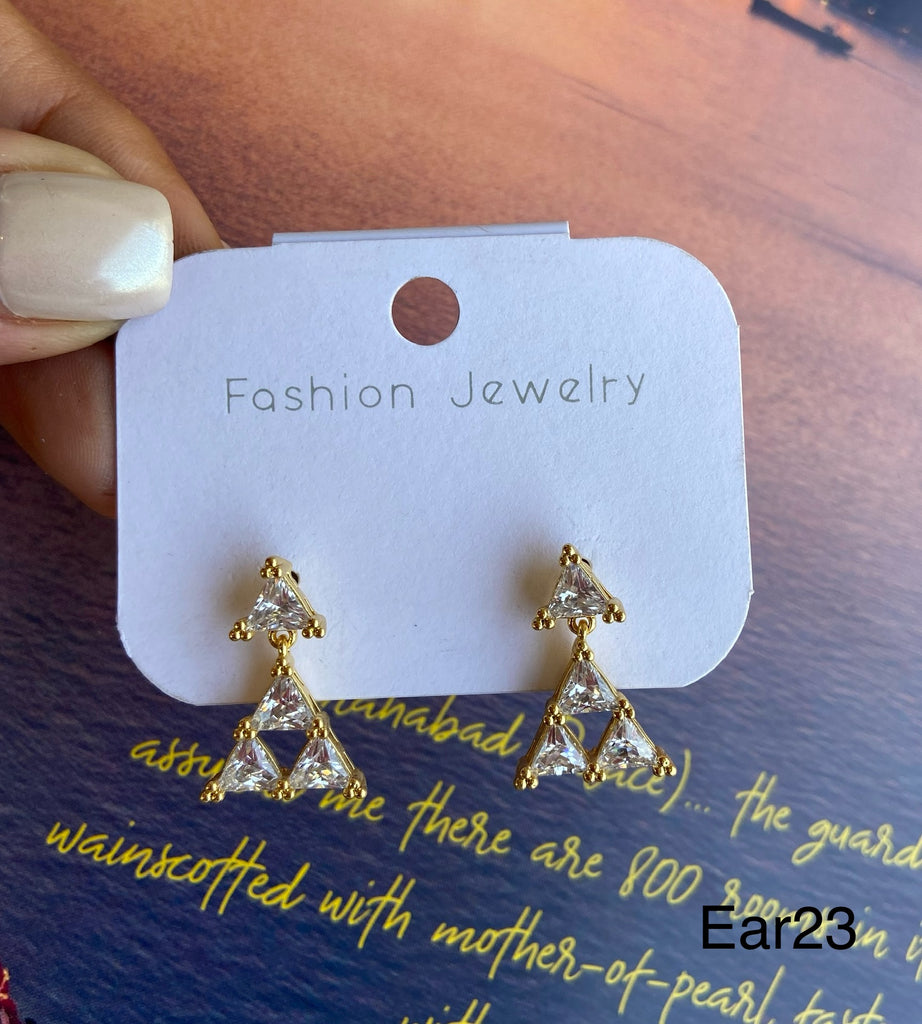 Simple earring plated only 40EGP (ear23)