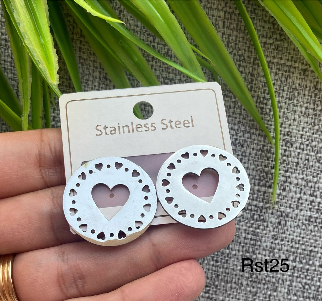 حلق stainless steel ستانلس مش بيغيير لون السعر ٤٠ (rst25)