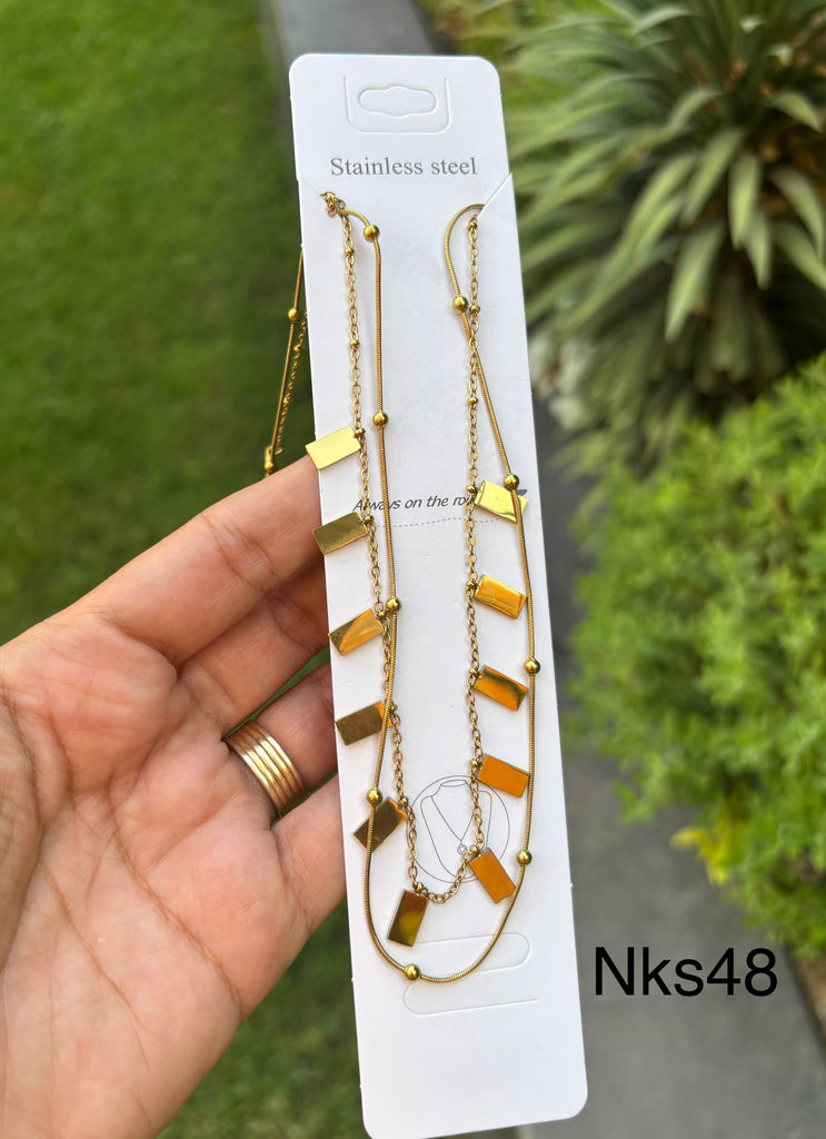 سلسلة stainless steel السعر ١٠٠ (nks48)