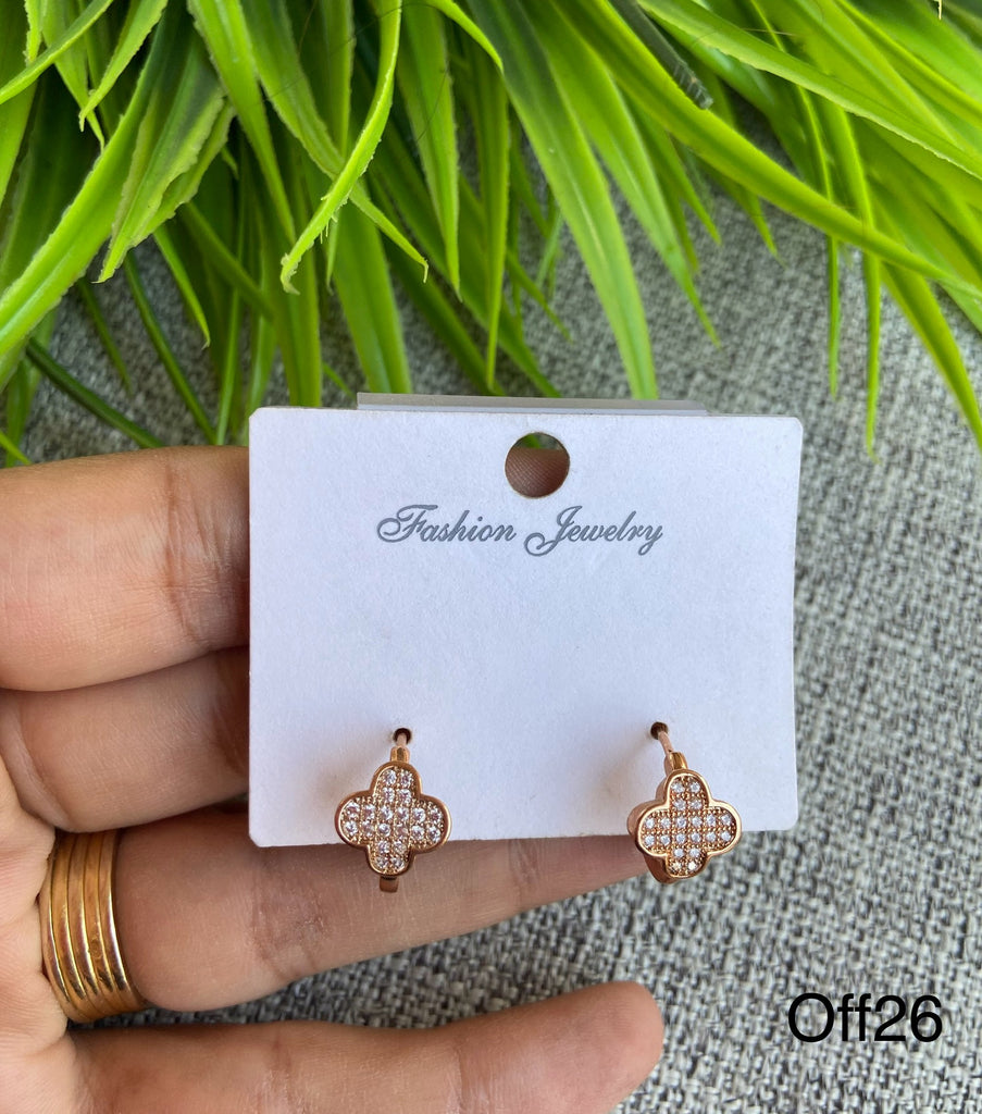 Simple earring plated only 40EGP (off26)