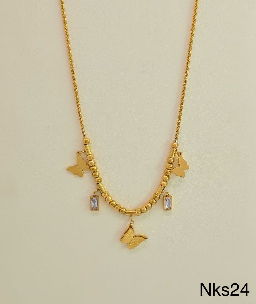 سلسلة ستانلس stainless steel  السعر ١١٠ (nks24)
