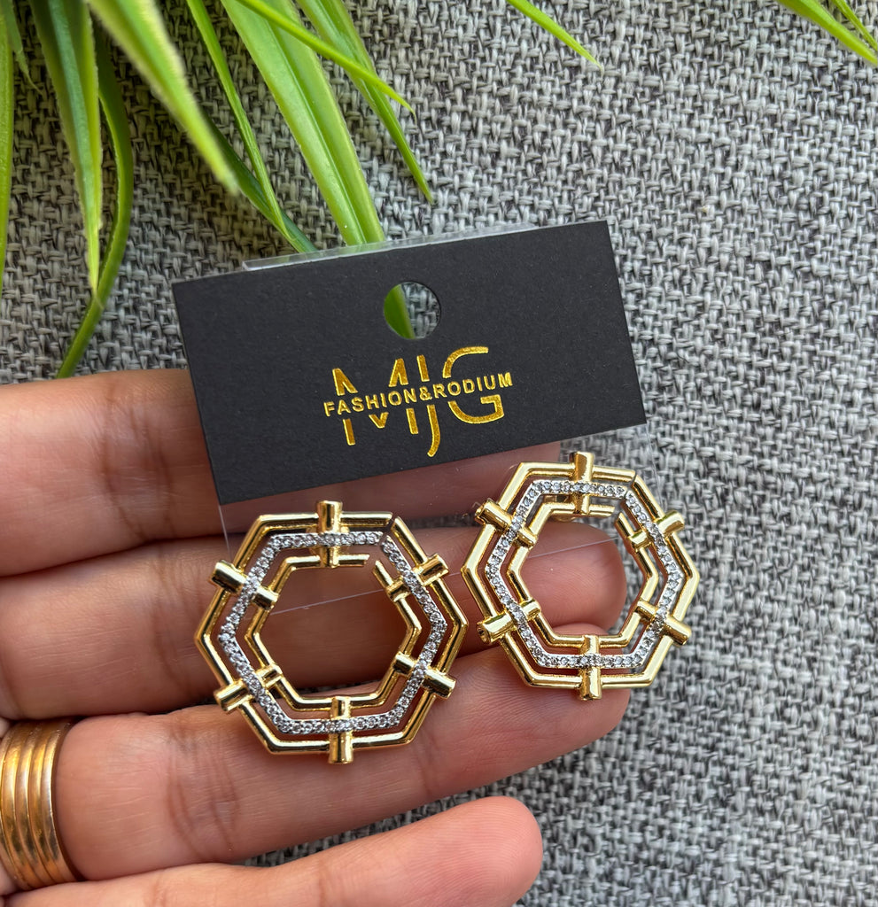 حلق سواريه gold plated السعر ١١٠