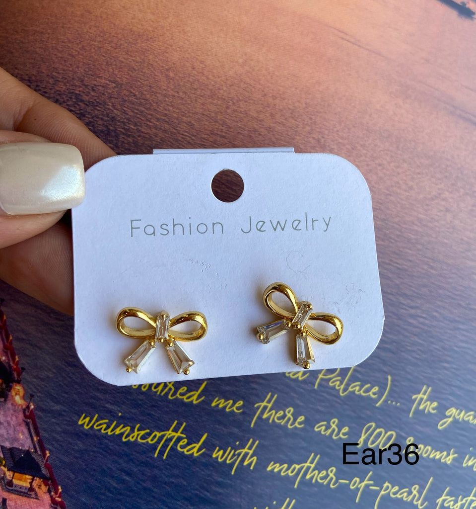 Simple earring plated only 40EGP (ear36)