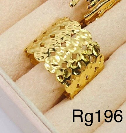 خاتم stainless steel free size ينفع كل المقاسات السعر ٣٠ (rg196)