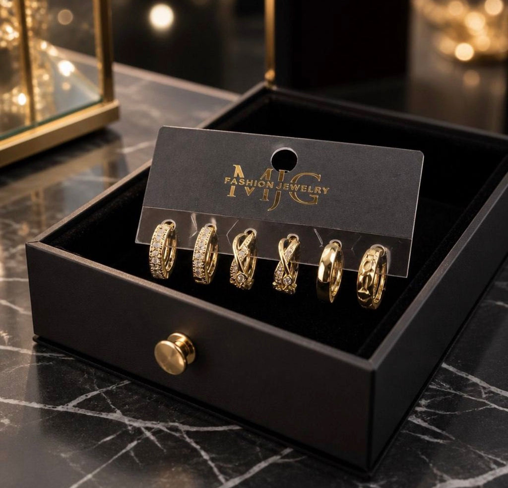 كارت ٣ حلق gold plated ✨️
السعر ١٢٠