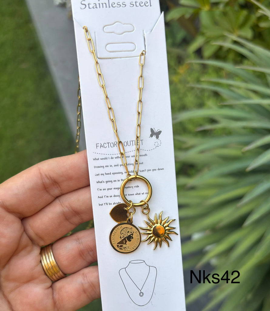 سلسلة stainless steel السعر ١٠٠ (nks42)