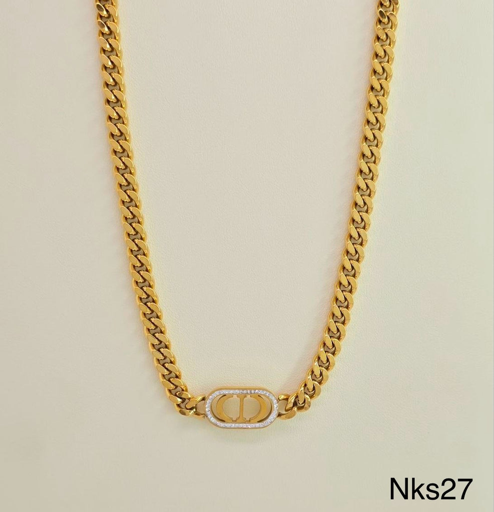 سلسلة ستانلس stainless steel  السعر ١١٥ (nks27)