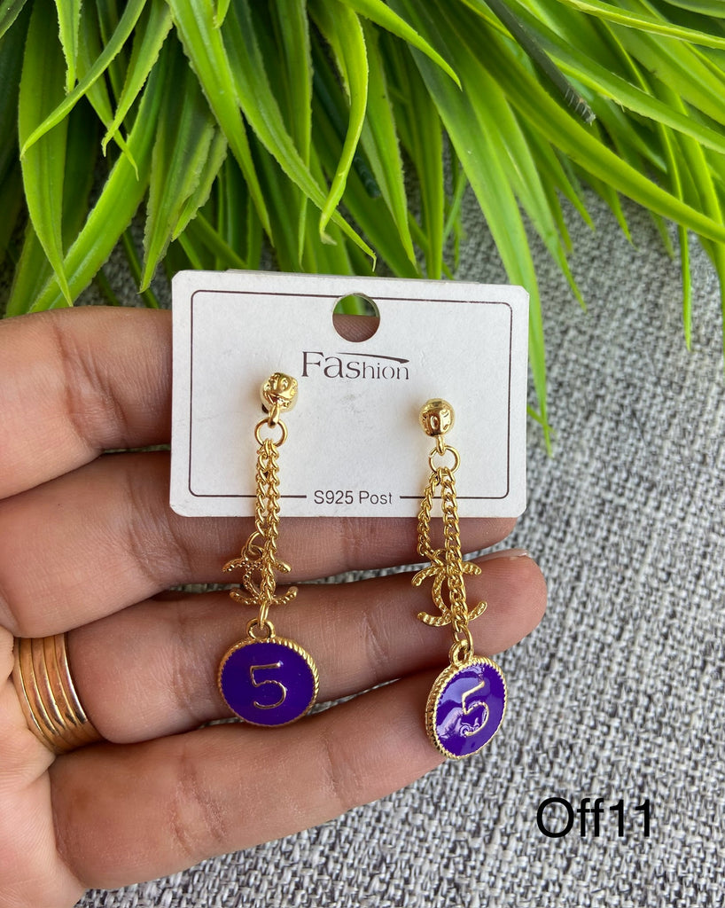 Simple earring plated only 40EGP (off11)