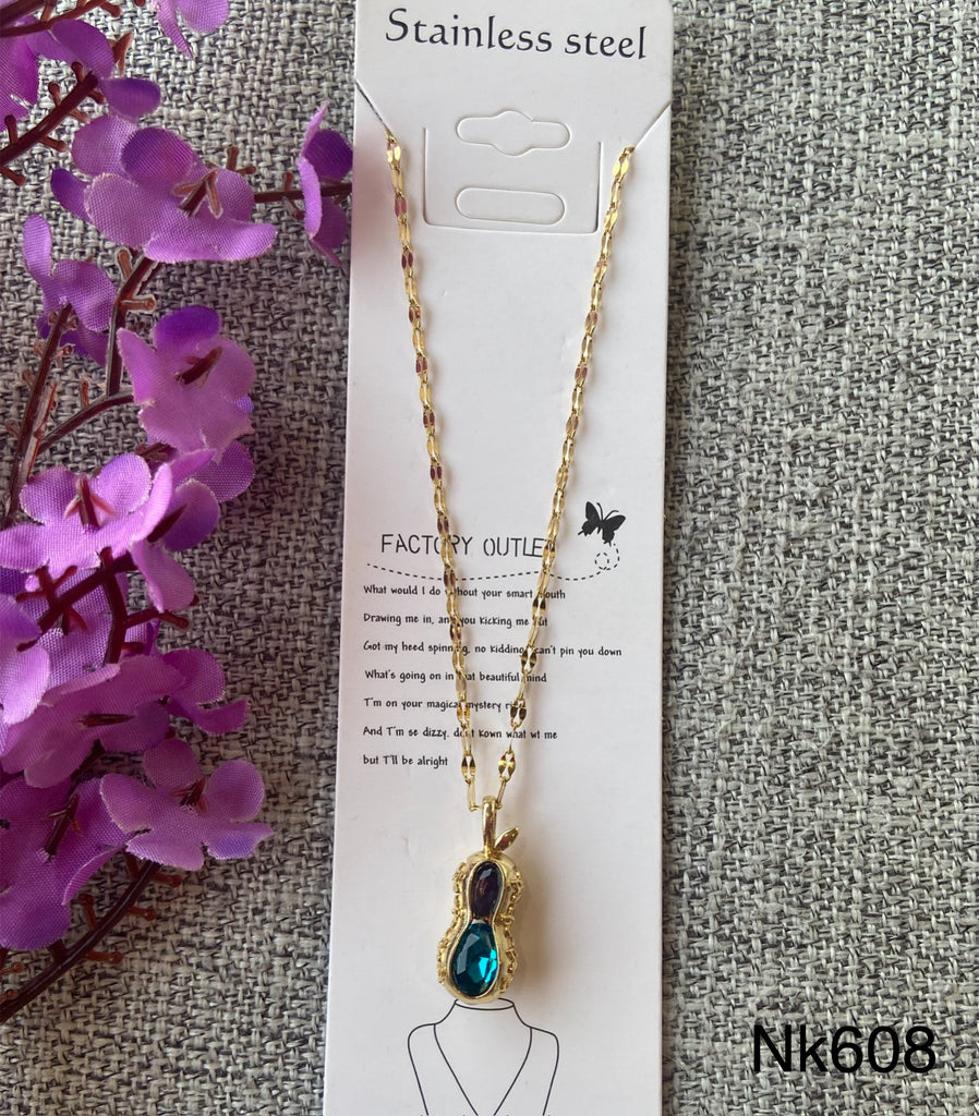 short necklace plated never change color only 50 EGP (nk608)