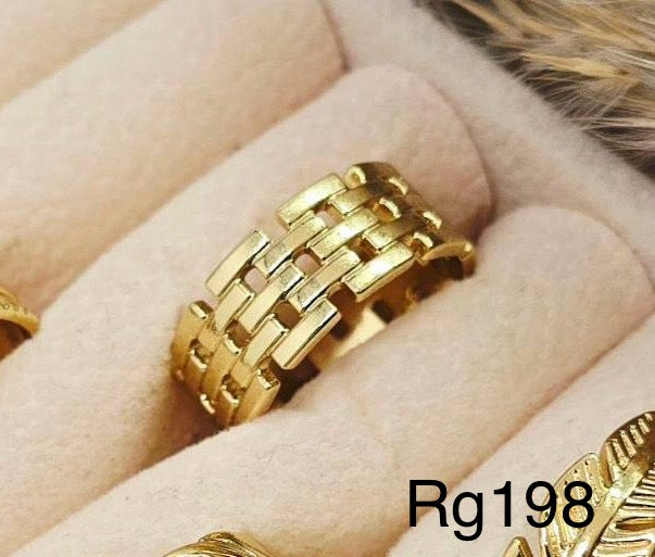 خاتم stainless steel free size ينفع كل المقاسات السعر ٣٠ (rg198)
