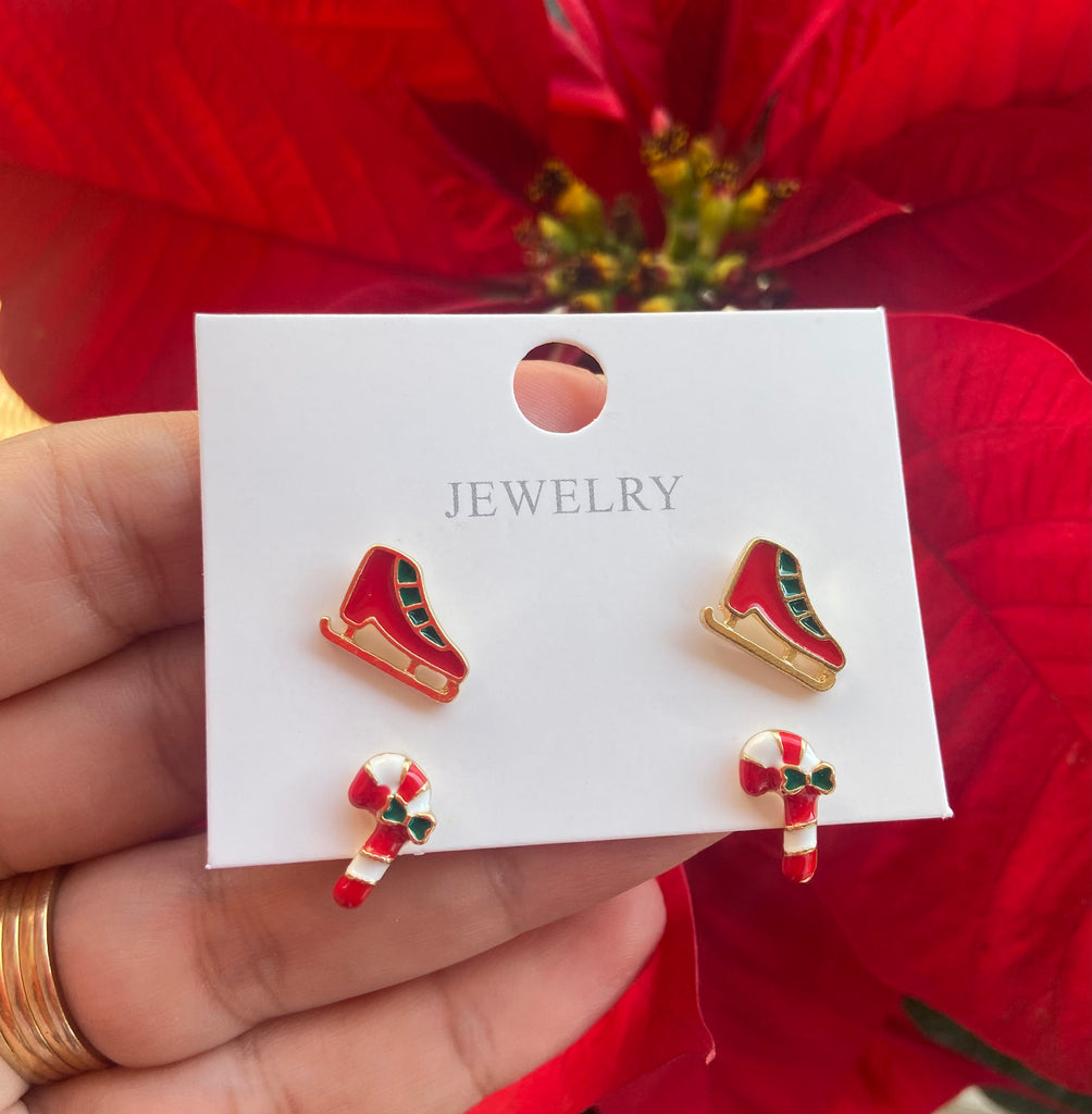 ٢ حلق كريسماس سعر الكارت ١٥