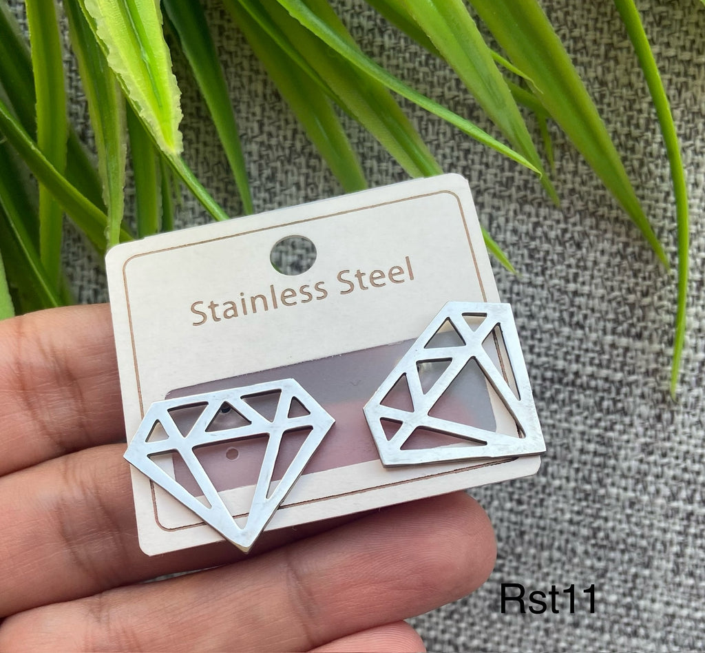 حلق stainless steel ستانلس مش بيغيير لون السعر ٤٠ (rst11)