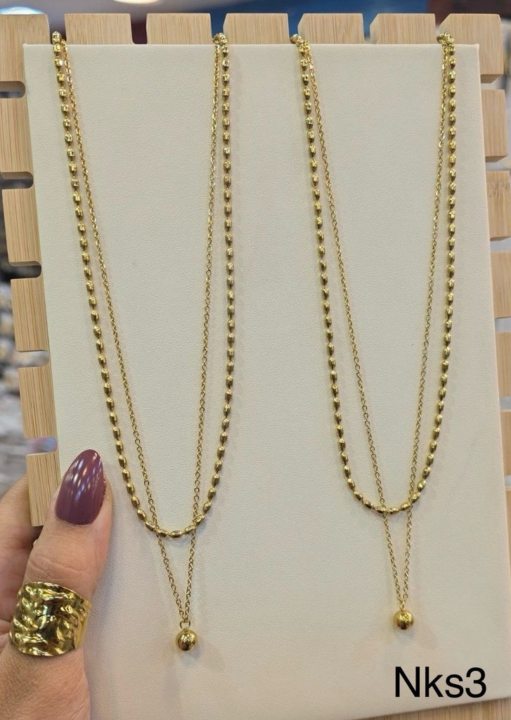 سلسلة ستانلس دورين stainless steel  السعر ٨٥ (nks3)