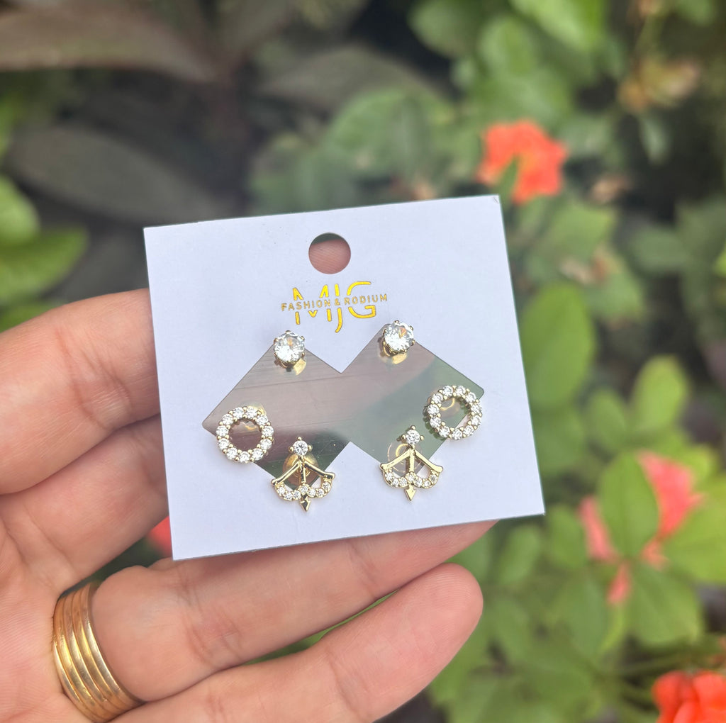 حلق مجموعه gold plated❤️✨
السعر ٦٠ دايرة و شجرة