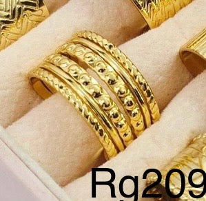 خاتم stainless steel free size ينفع كل المقاسات السعر ٣٠ (rg209)