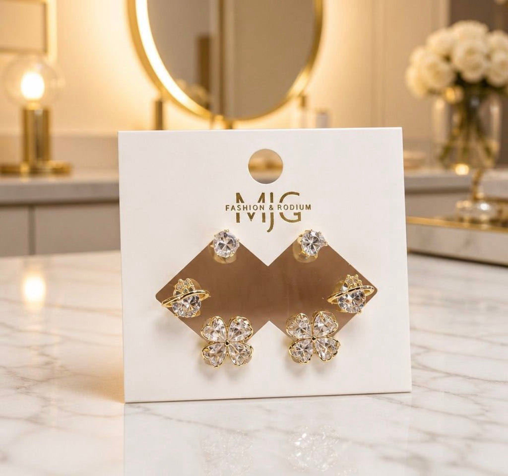 حلق مجموعه gold plated❤️✨
السعر ٦٠ وردة