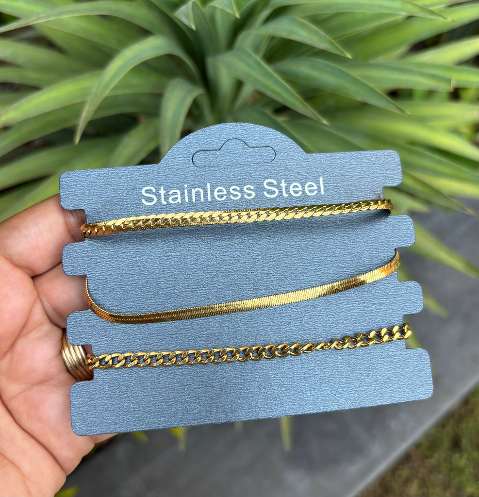 طقم ٣ انسيالات منفصلين stainless steel ✨️
السعر ١١٠🔥🔥🔥