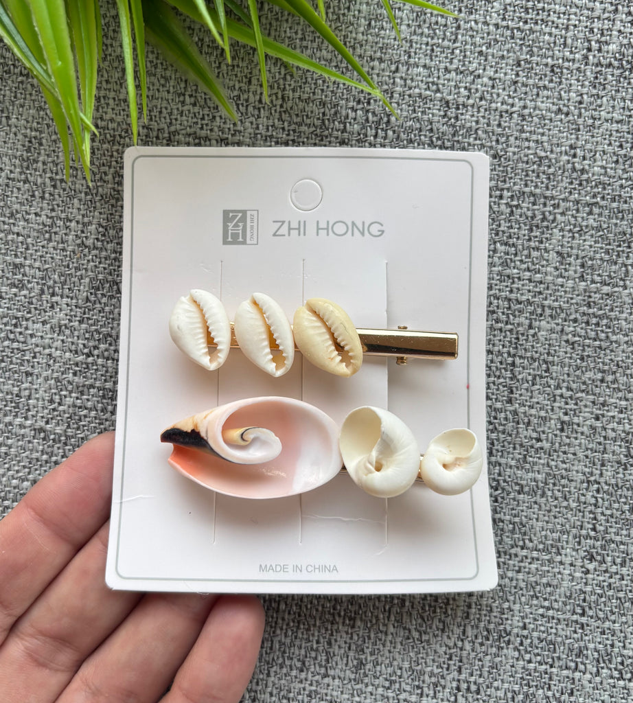 ٢ توكة مشبك شكل قواقع السعر ٢٠