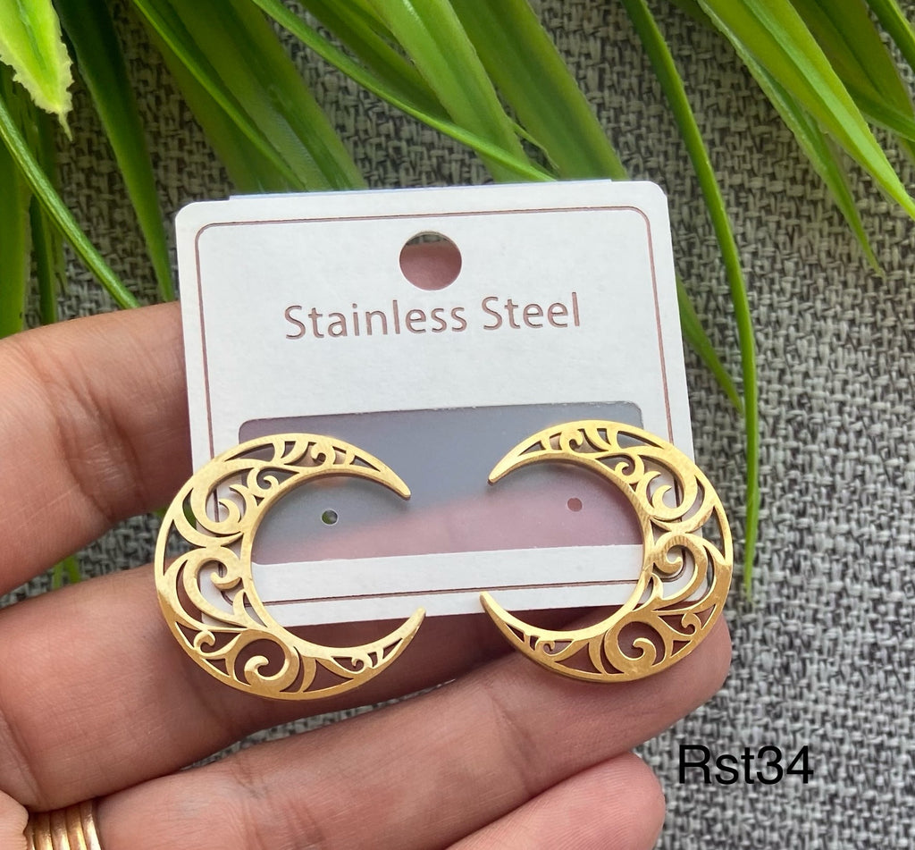 حلق stainless steel ستانلس مش بيغيير لون السعر ٤٠ (rst34)
