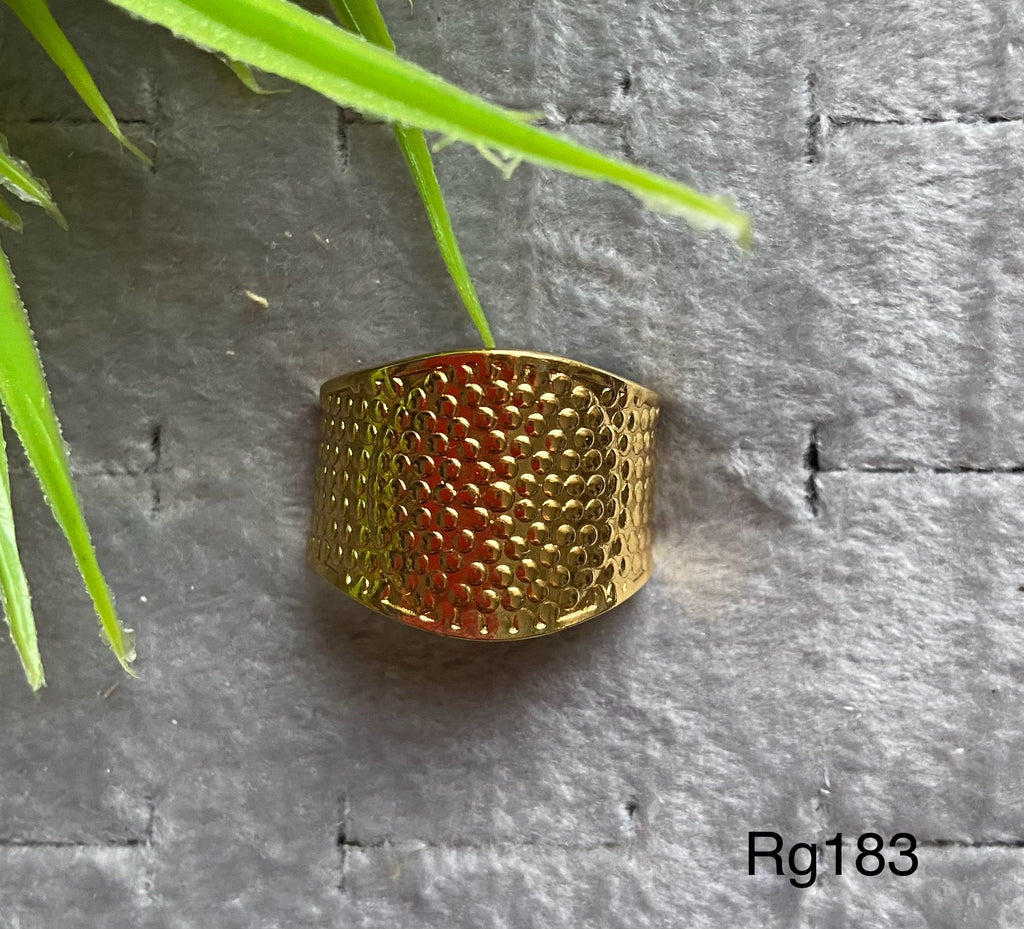 خاتم stainless steel free size ينفع كل المقاسات السعر ٣٠ (rg183)