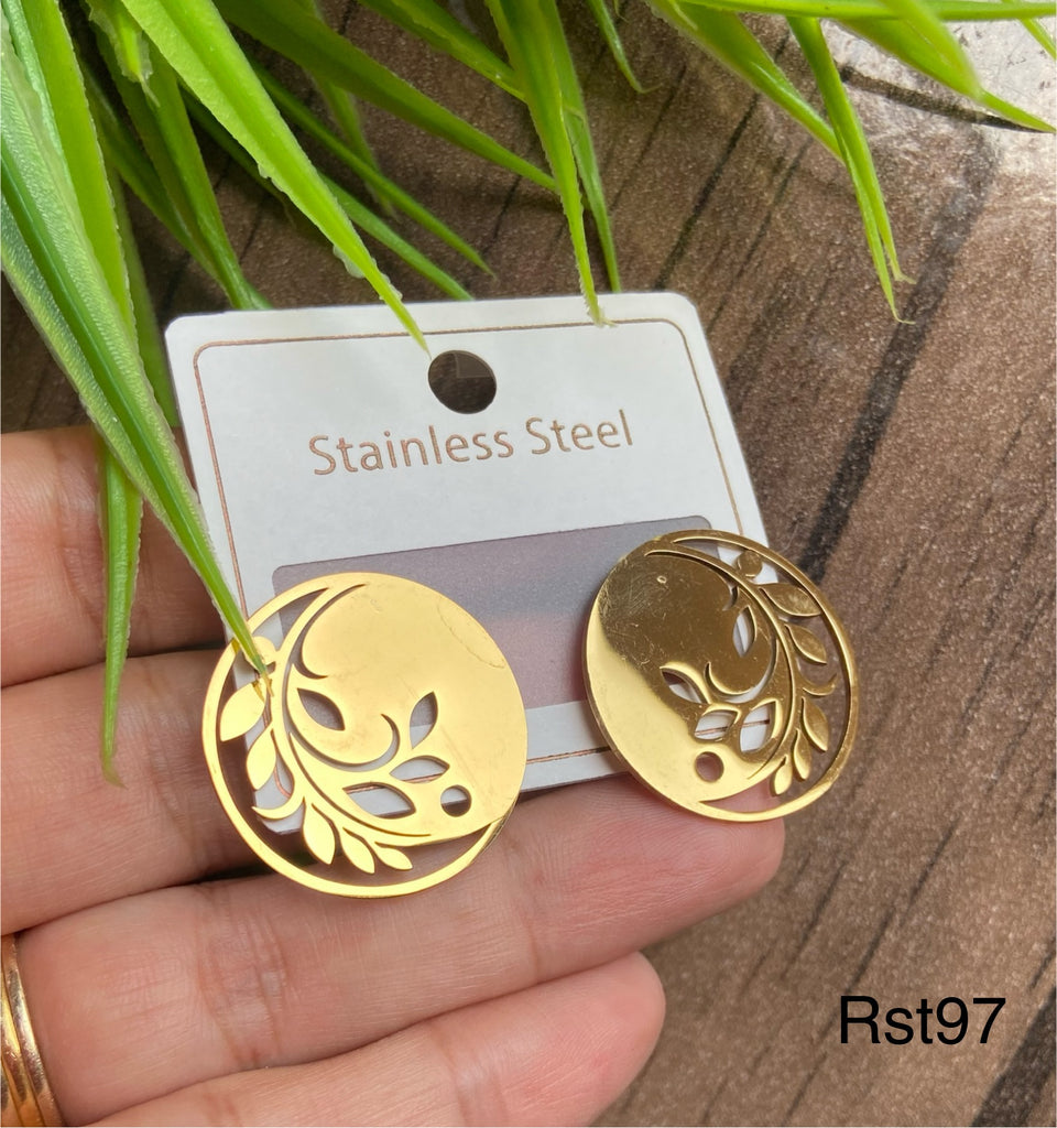 حلق stainless steel ستانلس مش بيغيير لون السعر ٤٠ (rst97)