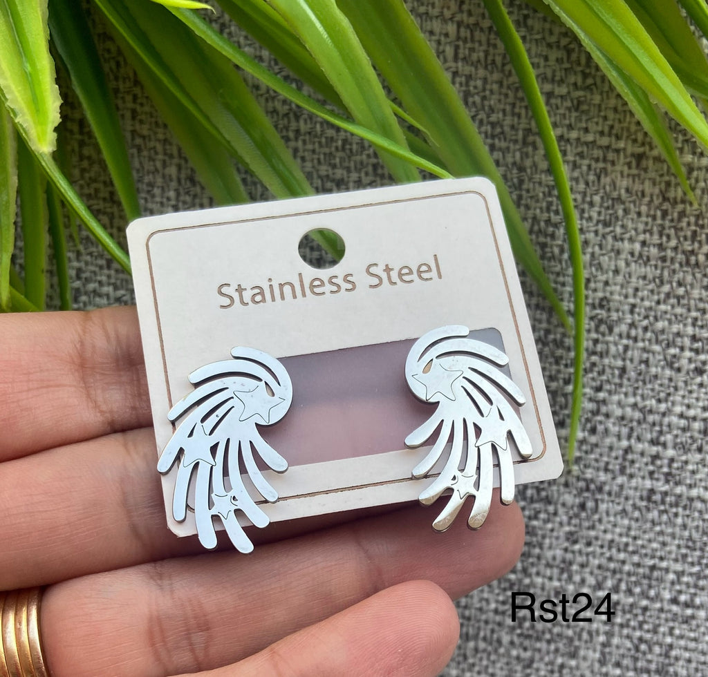 حلق stainless steel ستانلس مش بيغيير لون السعر ٤٠ (rst24)