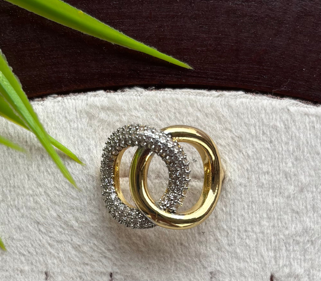 خاتم gold plated شبيه الدهب السعر ٧٠
