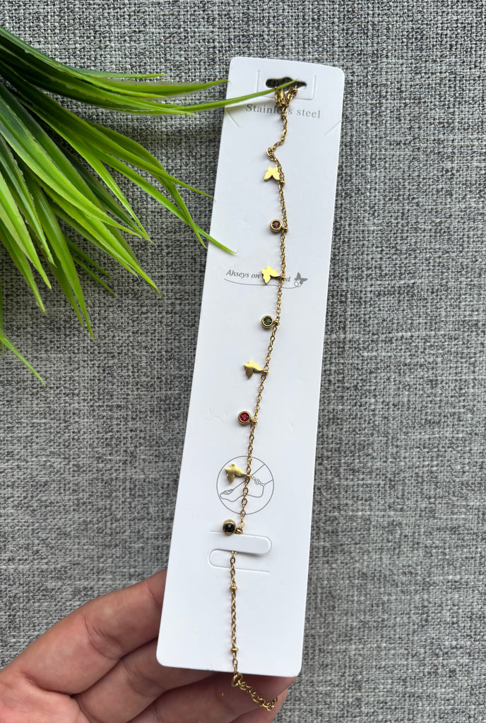 انسيال stainless steel شكل فراشات 
السعر ٦٠