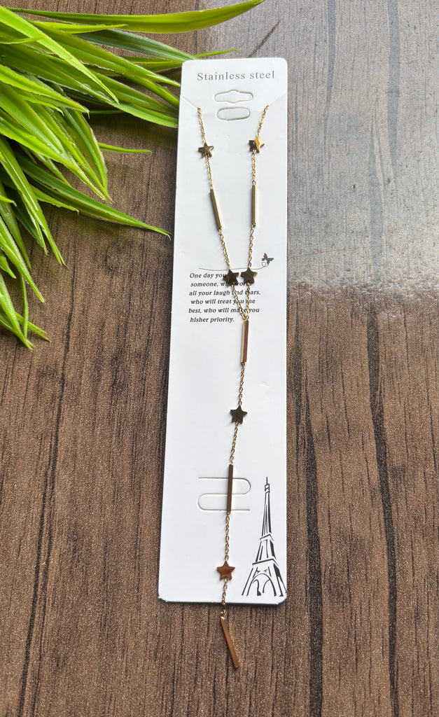 سلسلة طويلة stainless steel شكل نجمة السعر ١١٠