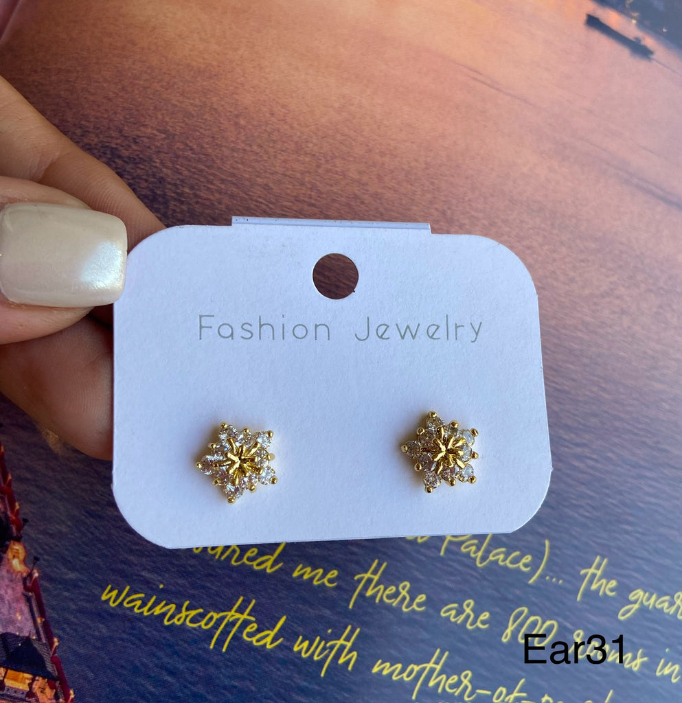 Simple earring plated only 40EGP (ear31)