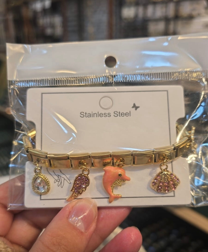 Stainless_steel Italian breclets ✨
السعر ١٠٠🔥🔥 دولفين