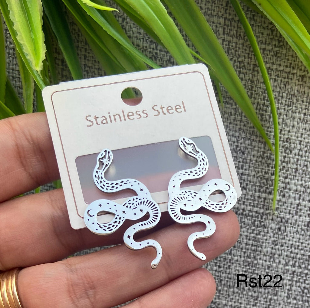 حلق stainless steel ستانلس مش بيغيير لون السعر ٤٠ (rst22)