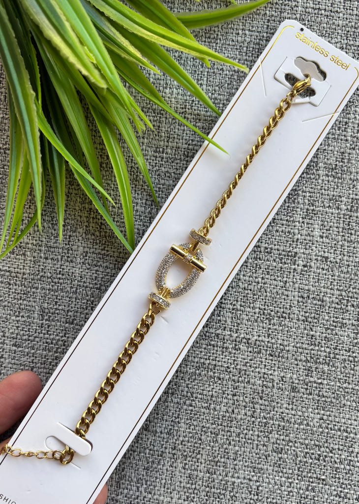 انسيال stainless steel pure و دلاية gold plated السعر ١٣٠ بيضاوي
