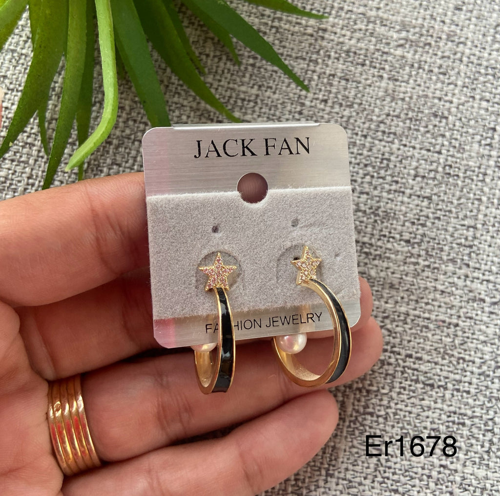 حلق Jack Fan مش بيغيير لون السعر ٣٠ بدل ٥٠ 💥💥 (er1678)