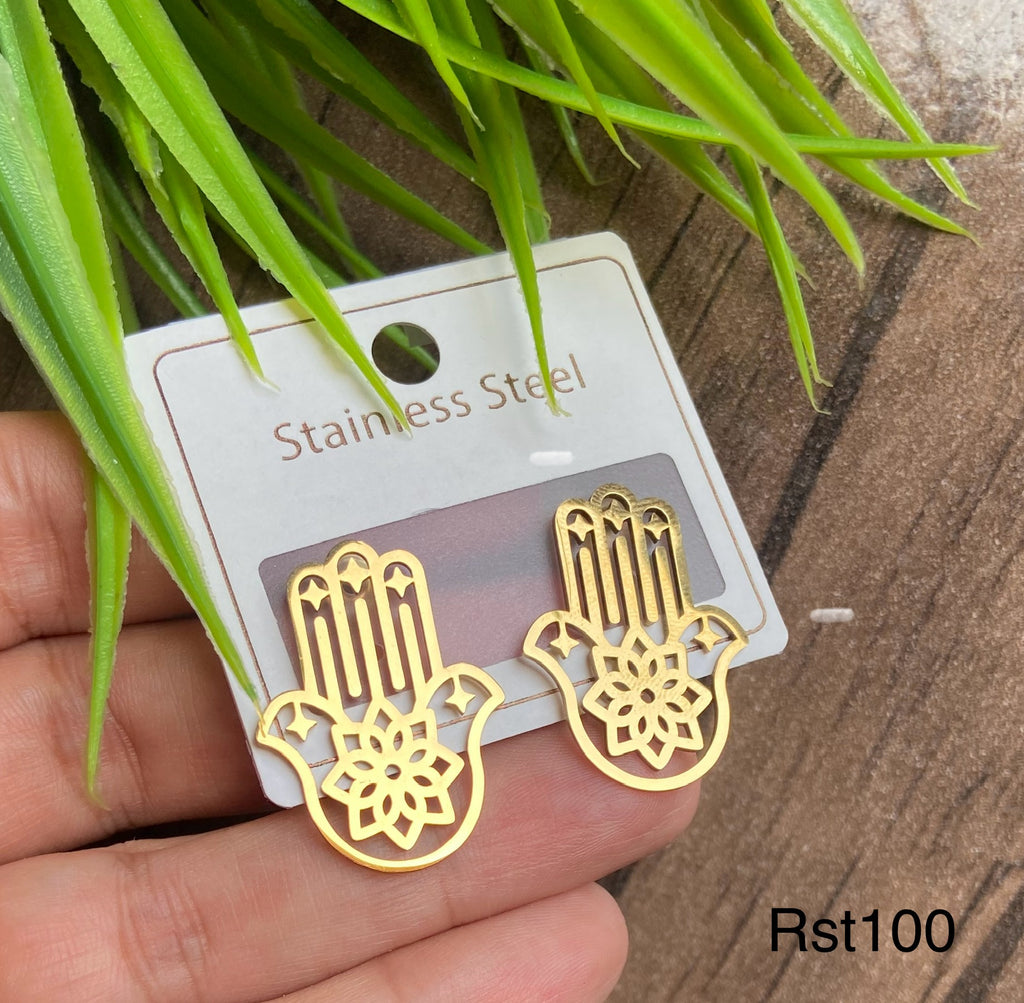 حلق stainless steel ستانلس مش بيغيير لون السعر ٤٠ (rst100)
