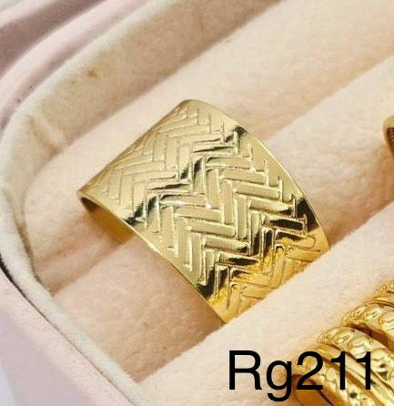 خاتم stainless steel free size ينفع كل المقاسات السعر ٣٠ (rg211)