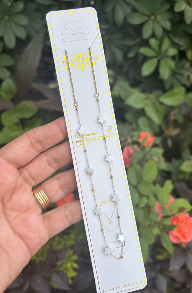 سلسلة stainless steel السعر ٨٠ نجوم ابيض