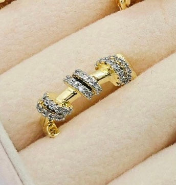 خواتم شبيه الدهب❤️❤️🔥
جولد بليتد فري سايز 

السعر ٩٠
